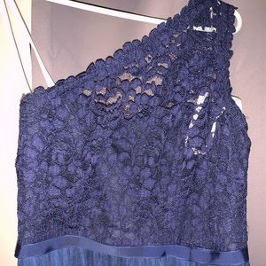 Navy blue formal dress